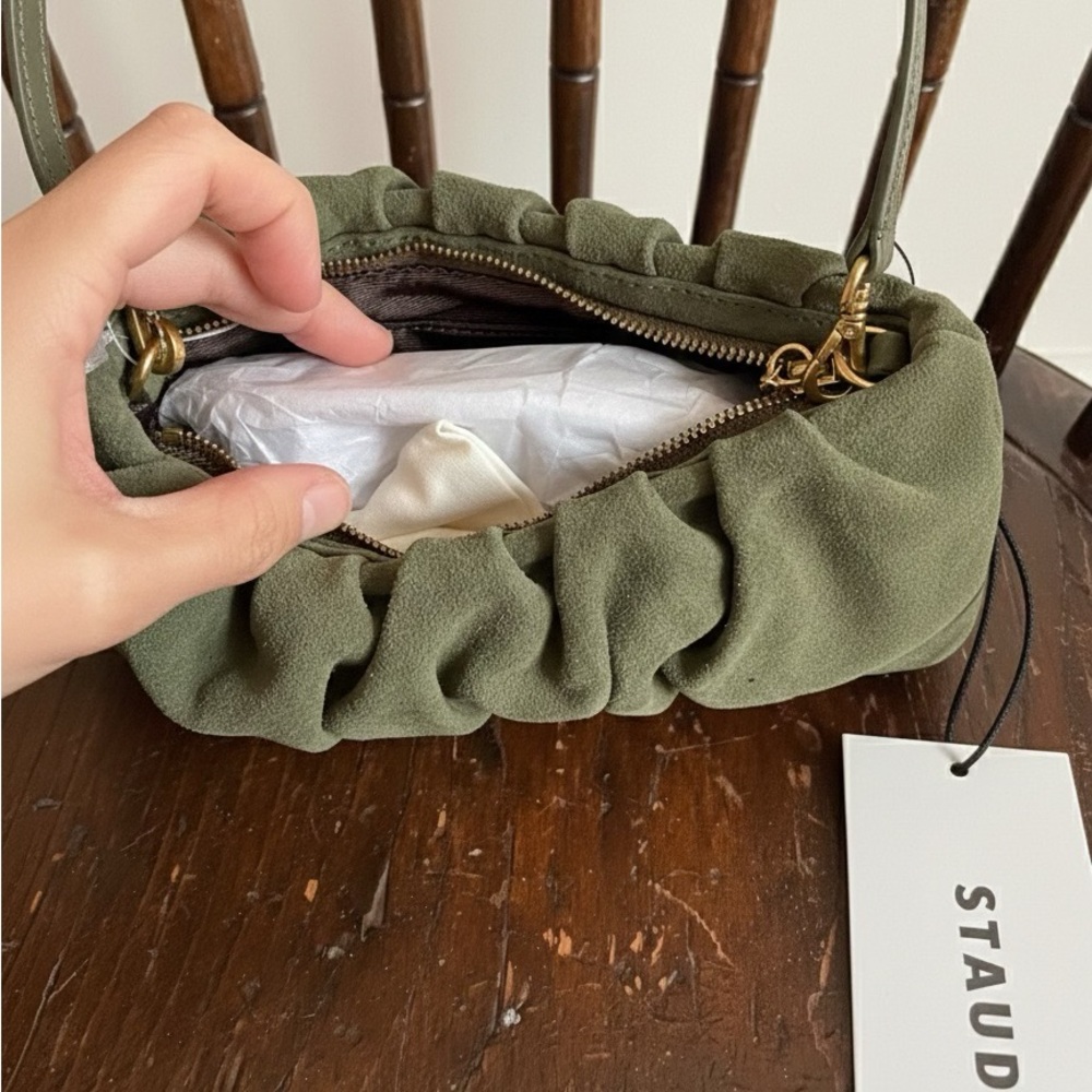 STAUD Olive Green Shoulder Bag - Picture 3 of 4